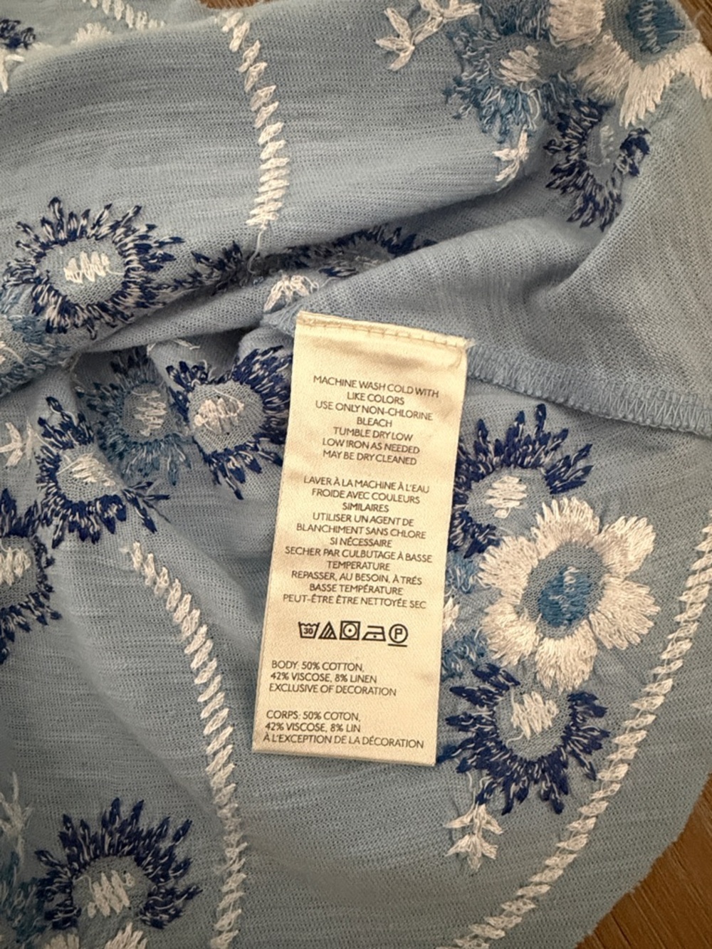 Free People Madden Embroidered Top NWT - Picture 7 of 9